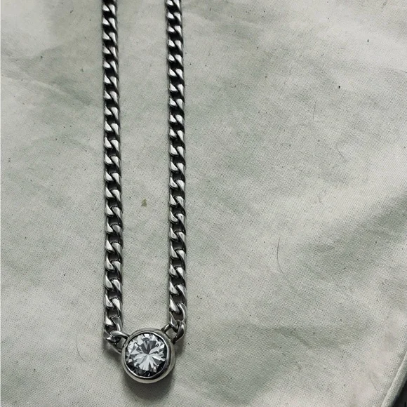 Sterling Silver Chain choker - Picture 6 of 9